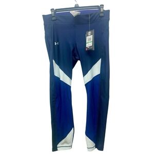 Under Armour Womens Pants Large Blue Heat Gear Compression Yoga Legging‎